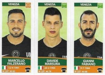 2017-18 Panini Calciatori Stickers #721 Marcello Falzerano / Davide Marsura / Gianni Fabiano Front