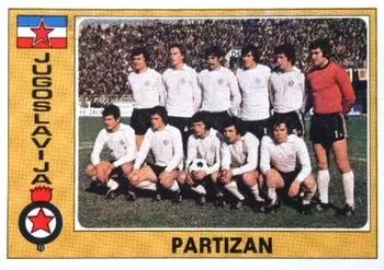 1977-78 Panini Euro Football #153 Partizan Front