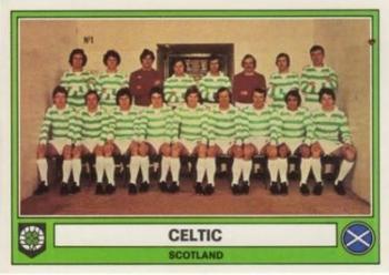 1977-78 Panini Euro Football 78 #226 Celtic Team Group Front