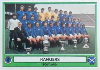 1977-78 Panini Euro Football 78 #227 Rangers Team Group Front