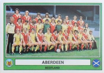 1977-78 Panini Euro Football 78 #228 Aberdeen Team Group Front