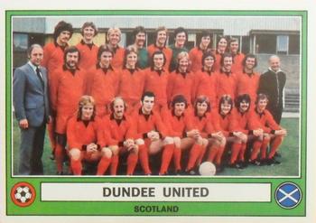 1977-78 Panini Euro Football 78 #229 Dundee United Team Group Front