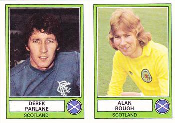 1977-78 Panini Euro Football 78 #233 Derek Parlane / Alan Rough Front