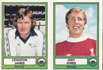 1977-78 Panini Euro Football 78 #256 Leighton James / Joey Jones Front