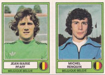 1977-78 Panini Euro Football 78 #13 Jean-Marie Pfaff / Michel Renquin Front