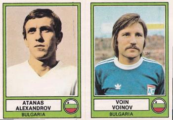 1977-78 Panini Euro Football 78 #39 Atanar Alexandrov / Voyn Voynov Front