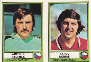 1977-78 Panini Euro Football 78 #47 Antonin Panenka / Karol Dobias Front