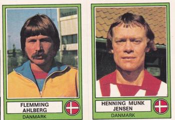 1978 Panini Euro Football #56 Flemming Ahlberg / Henning Munk Jensen Front