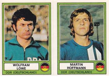 1977-78 Panini Euro Football 78 #61 Wolfram Lowe / Martin Hoffmann Front