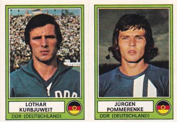 1977-78 Panini Euro Football 78 #63 Lothar Kurbjuweit / Jurgen Pommerenke Front