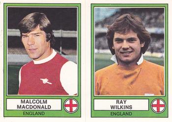 1977-78 Panini Euro Football 78 #78 Malcolm MacDonald / Ray Wilkins Front