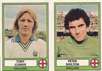 1977-78 Panini Euro Football 78 #79 Tony Currie / Peter Shilton Front