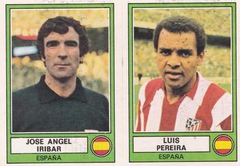 1977-78 Panini Euro Football 78 #93 José Angel Iribar / Luis Pereira Front