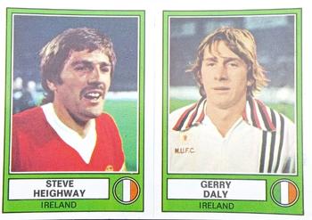 1977-78 Panini Euro Football 78 #137 Steve Heighway / Gerry Daly Front
