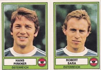 1977-78 Panini Euro Football 78 #199 Hans Pirkner / Robert Sara Front