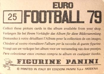 1978-79 Panini Euro Football 79 #25 Liverpool 2 Back