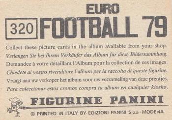 1978-79 Panini Euro Football 79 #320 Jeunesse D'esch Back