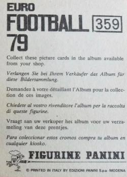 1978-79 Panini Euro Football 79 #359 Allan Simonsen Back