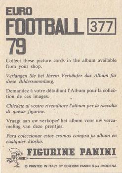 1978-79 Panini Euro Football 79 #377 Henri Michel Back