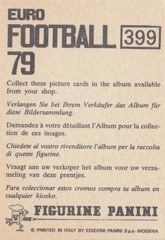 1978-79 Panini Euro Football 79 #399 Thomas Ahlström Back