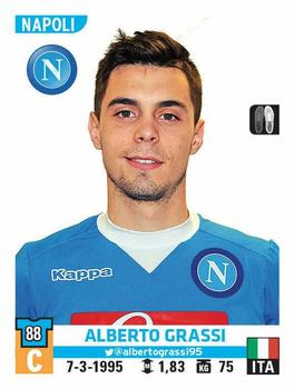 2015-16 Panini Calciatori Stickers - Update #A33 Alberto Grassi Front