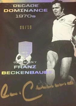2018 Panini Eminence - Decade Dominance #DD-FB Franz Beckenbauer Front