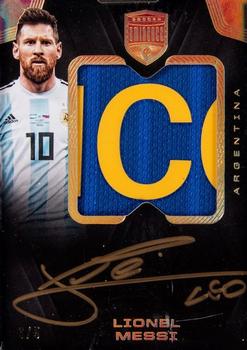 2018 Panini Eminence - Jumbo Patch Autographs Gold #JP-LM Lionel Messi Front