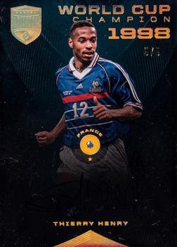 2018 Panini Eminence - World Cup Champions Gold #WC-TH Thierry Henry Front