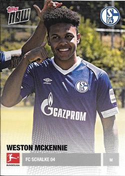 2018 Topps Now Road to Kickoff: FC Schalke 04 #KO-36 Weston McKennie Front
