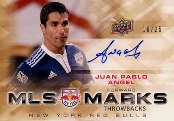 2012 Upper Deck MLS - MLS Marks Throwbacks #TM-JPA Juan Pablo Angel Front