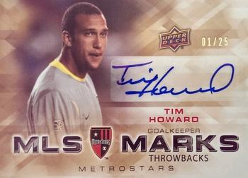 2012 Upper Deck MLS - MLS Marks Throwbacks #TM-TH Tim Howard Front