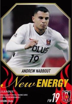 2018 J. League Official Trading Cards Team Edition Memorabilia Urawa Reds #32 Andrew Nabbout Front