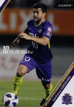 2018 J. League Official Trading Cards Team Edition Memorabilia Sanfrecce Hiroshima #10 Felipe Silva Front