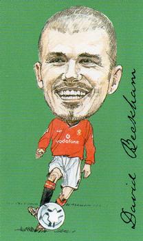 2001 Golden Era Famous Footballers by Stubbs Manchester United #NNO David Beckham Front