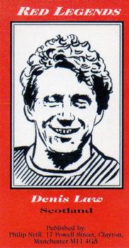 1998 Philip Neill Red Legends #18 Denis Law Front