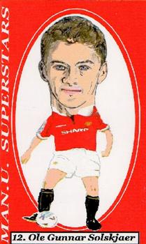 2000 Sportraits Manchester United Superstars #12 Ole Gunnar Solskjaer Front