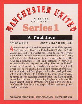 1995 Rob Roy Manchester United #9 Paul Ince Back