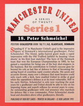 1995 Rob Roy Manchester United #18 Peter Schmeichel Back