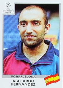 1999-00 Panini UEFA Champions League Stickers #39 Abelardo Fernandez Front