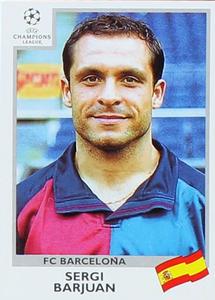 1999-00 Panini UEFA Champions League Stickers #41 Sergi Barjuan Front