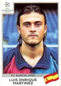 1999-00 Panini UEFA Champions League Stickers #43 Luis Enrique Martinez Front