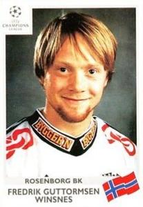 1999-00 Panini UEFA Champions League Stickers #80 Fredrik Guttormsen Winsnes Front