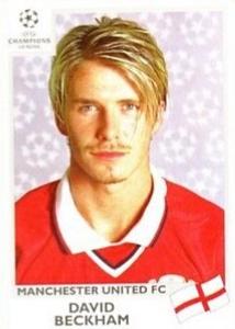 1999-00 Panini UEFA Champions League Stickers #129 David Beckham Front