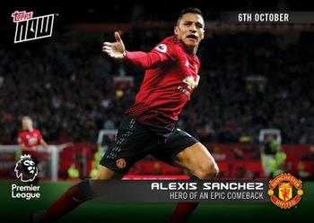 2018-19 Topps Now Premier League #023 Alexis Sanchez Front