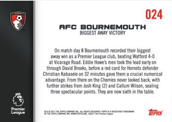 2018-19 Topps Now Premier League #024 AFC Bournemouth Back