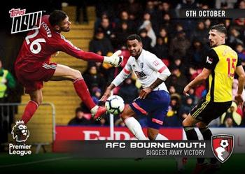 2018-19 Topps Now Premier League #024 AFC Bournemouth Front