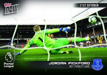 2018-19 Topps Now Premier League #028 Jordan Pickford Front