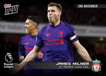 2018-19 Topps Now Premier League #036 James Milner Front