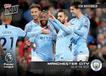 2018-19 Topps Now Premier League #037 Manchester City Front