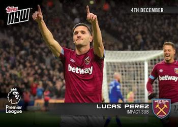 2018-19 Topps Now Premier League #046 Lucas Perez Front